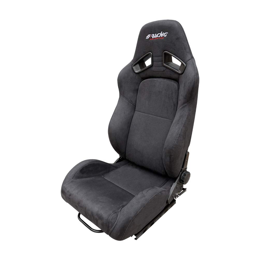 Simoni Racing Sportsitz Charles - Schwarz - Doppelseitig Verstellbare Rückenlehne - incl. Schienen Simoni Racing Sportsitz Charles - Schwarz - Doppelseitig Verstellbare Rückenlehne - incl. Schienen von Simoni Racing