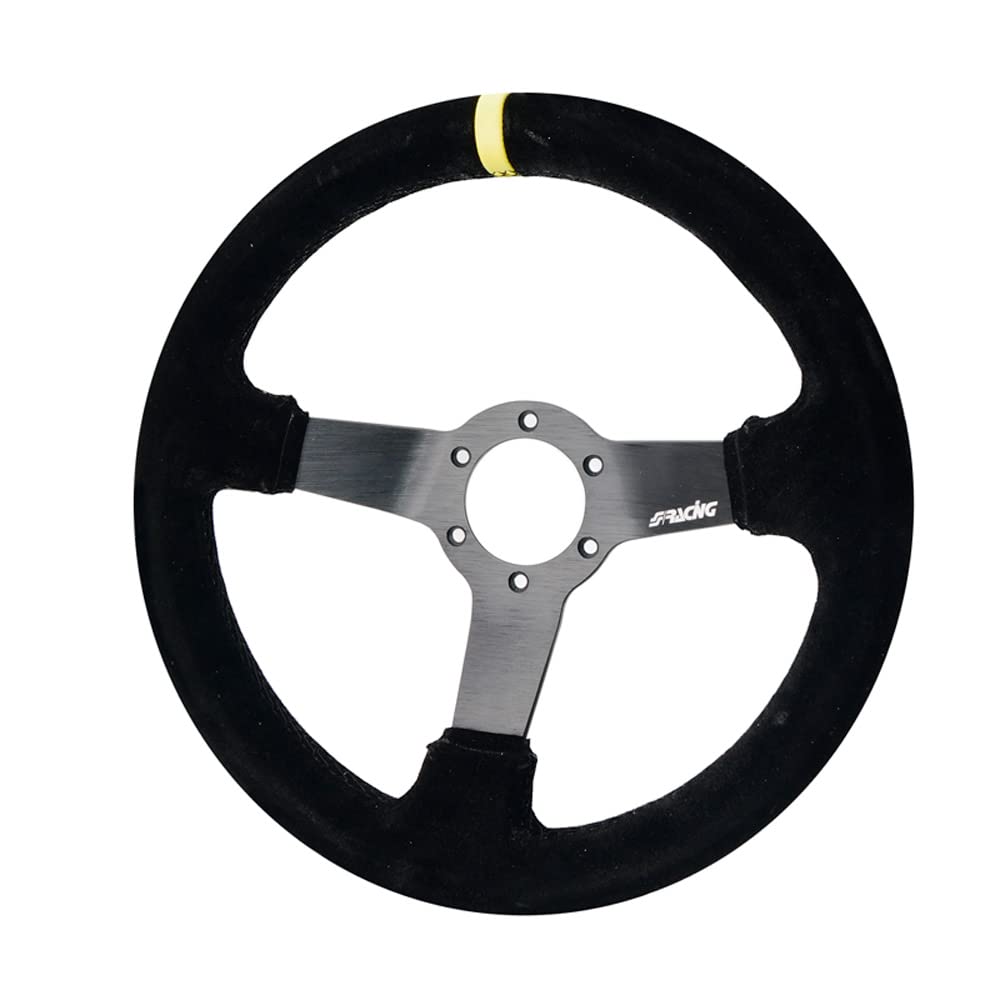 Simoni Racing Universal Lenkrad Carrera - Schwarz Suède - Durchmesser 320mm Simoni Racing Universal Lenkrad Carrera - Schwarz Suède - Durchmesser 320mm von Simoni Racing