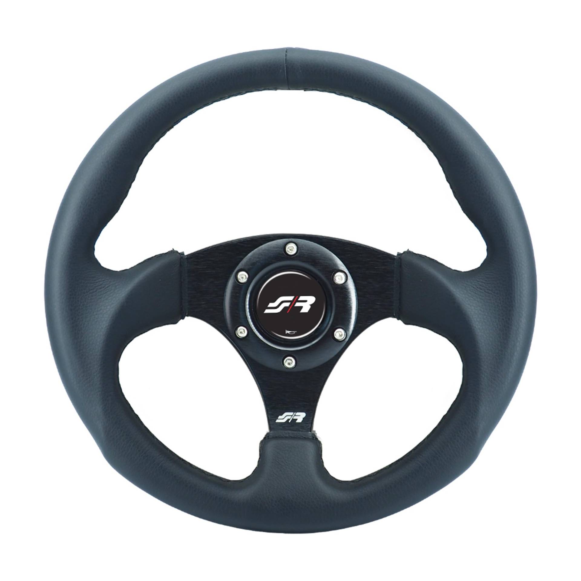 Simoni Racing Universal Lenkrad 'Rolle' - Schwarz Ökoleder - Durchmesser 300mm Simoni Racing Universal Lenkrad 'Rolle' - Schwarz Ökoleder - Durchmesser 300mm von Simoni Racing