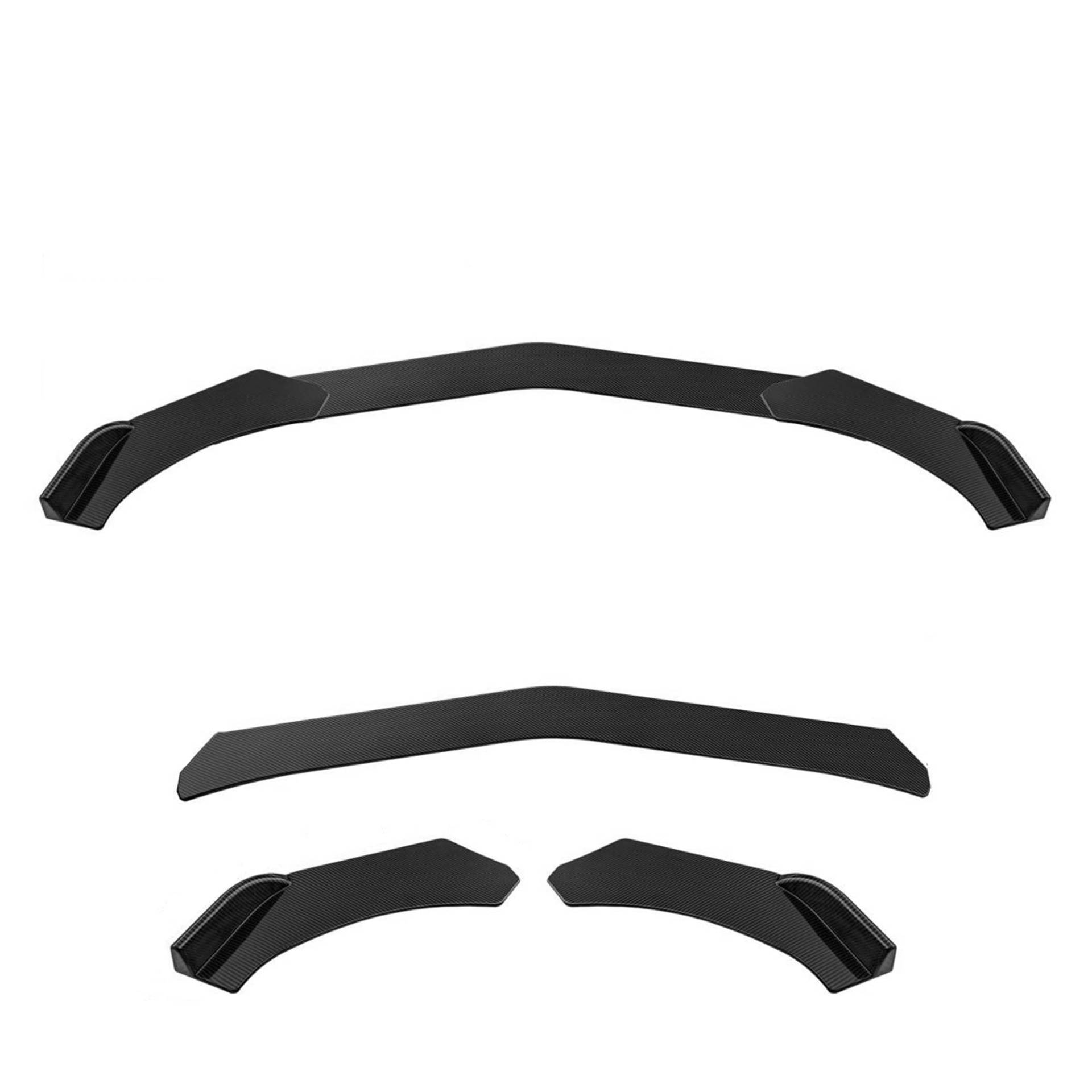 Simoni Racing Universelle Frontspoilerlippe 'Lip Splitter' - 3-teilig - ABS Schwarz + Karbon-Optik 'Wings' Simoni Racing Universelle Frontspoilerlippe 'Lip Splitter' - 3-teilig - ABS Schwarz + Karbon-Optik 'Wings' von Simoni Racing