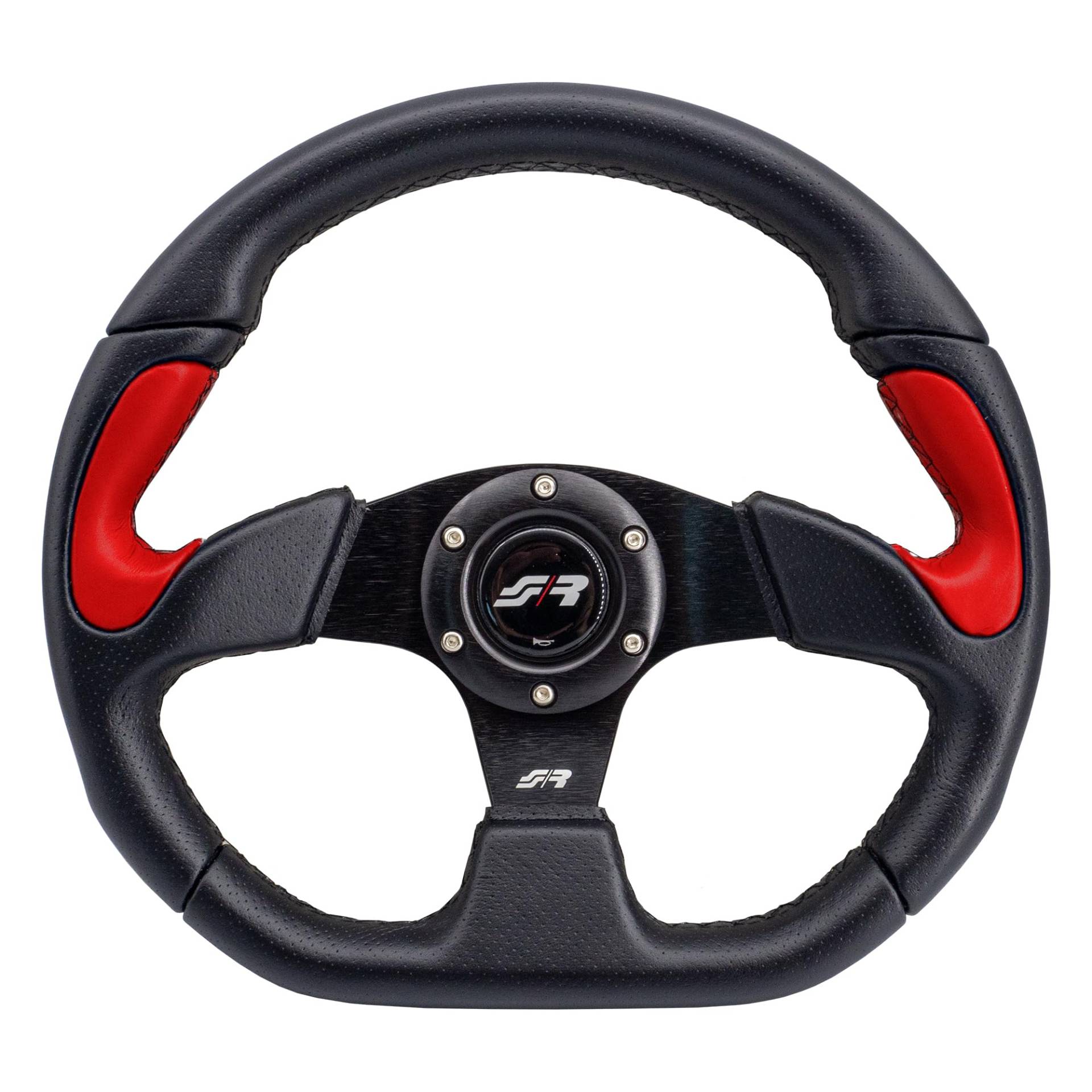 Simoni Racing X2330PUN/PR X2 Red Universal Steering Wheel, Schwarz und Rot Simoni Racing X2330PUN/PR X2 Red Universal Steering Wheel, Schwarz und Rot von Simoni Racing
