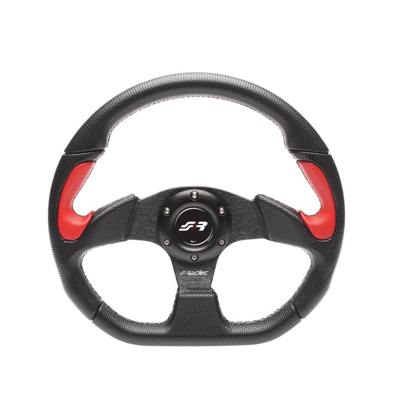 Simoni Racing X2330PUN/PR X2 Red Universal Steering Wheel, Schwarz und Rot von Simoni Racing