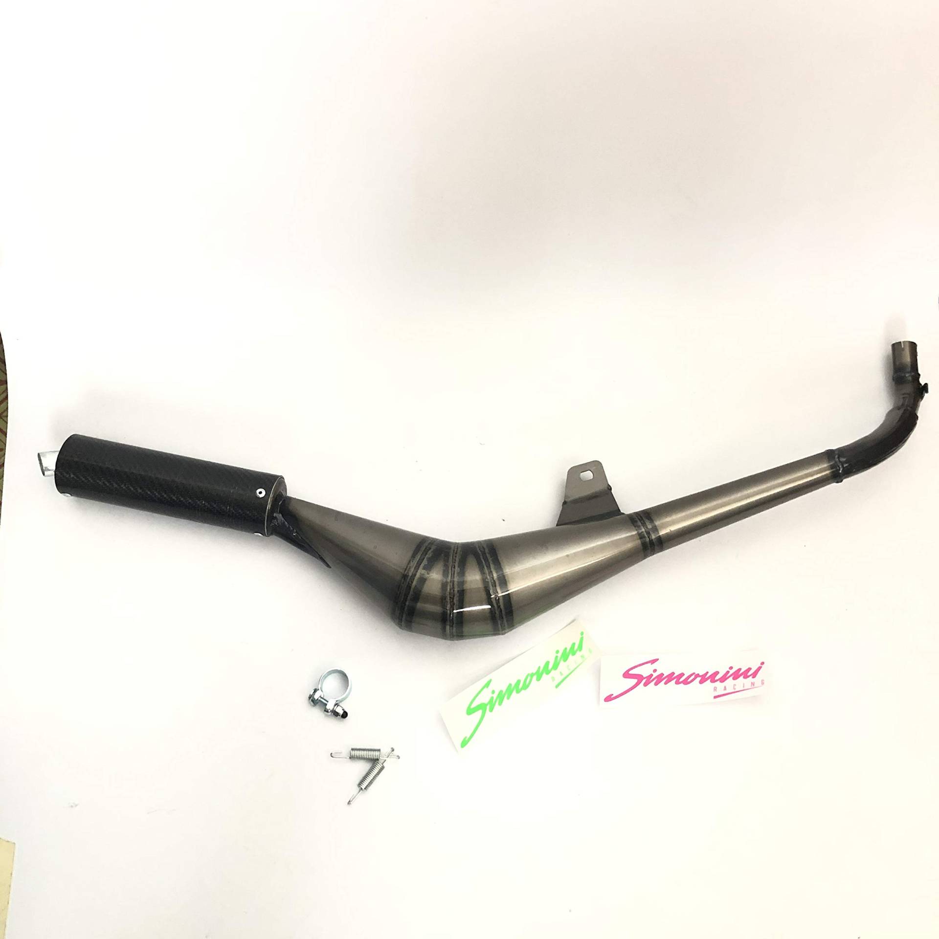 Auspuff Erweiterung Original Simonini kalibriert Auspuff 22 mm Ciao - Bravo Schalldämpfer Carbon schwarz Auspuff Erweiterung Original Simonini kalibriert Auspuff 22 mm Ciao - Bravo Schalldämpfer Carbon schwarz von Simonini