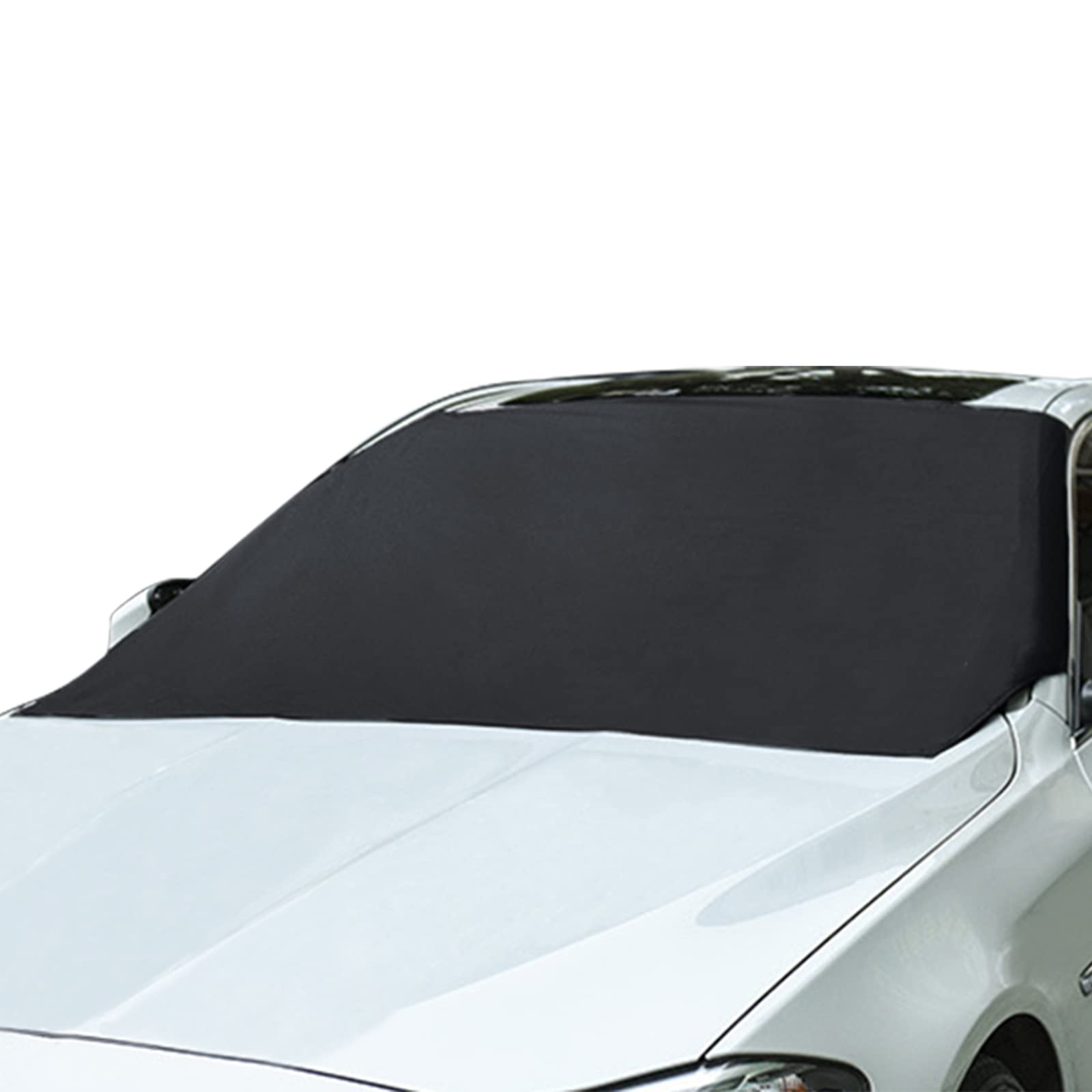 Simpeak Frontscheibenabdeckung Auto, Scheibenabdeckung Abdeckung mit Magnet, für Sommer/Winter Sonnenschutz Schutz Front Sonnenschutz Windschutzscheibe Faltbare - Schwarz Simpeak Frontscheibenabdeckung Auto, Scheibenabdeckung Abdeckung mit Magnet, für Sommer/Winter Sonnenschutz Schutz Front Sonnenschutz Windschutzscheibe Faltbare - Schwarz von Simpeak