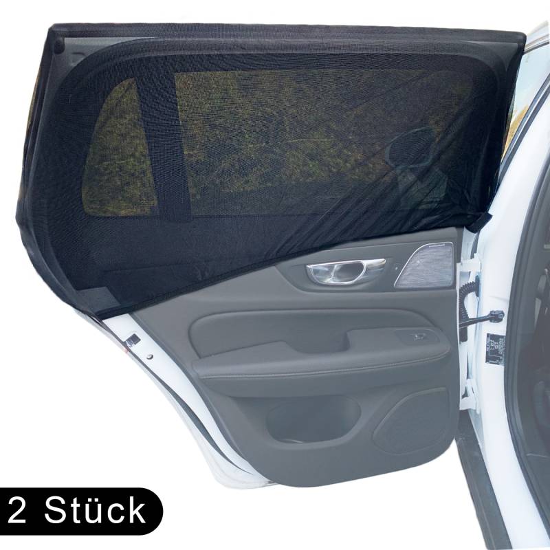 2x XL Universal Auto Fenster Sonnenschutz Hitze Insekten Schutz Kind Baby Tiere von Simply NetTrade GmbH