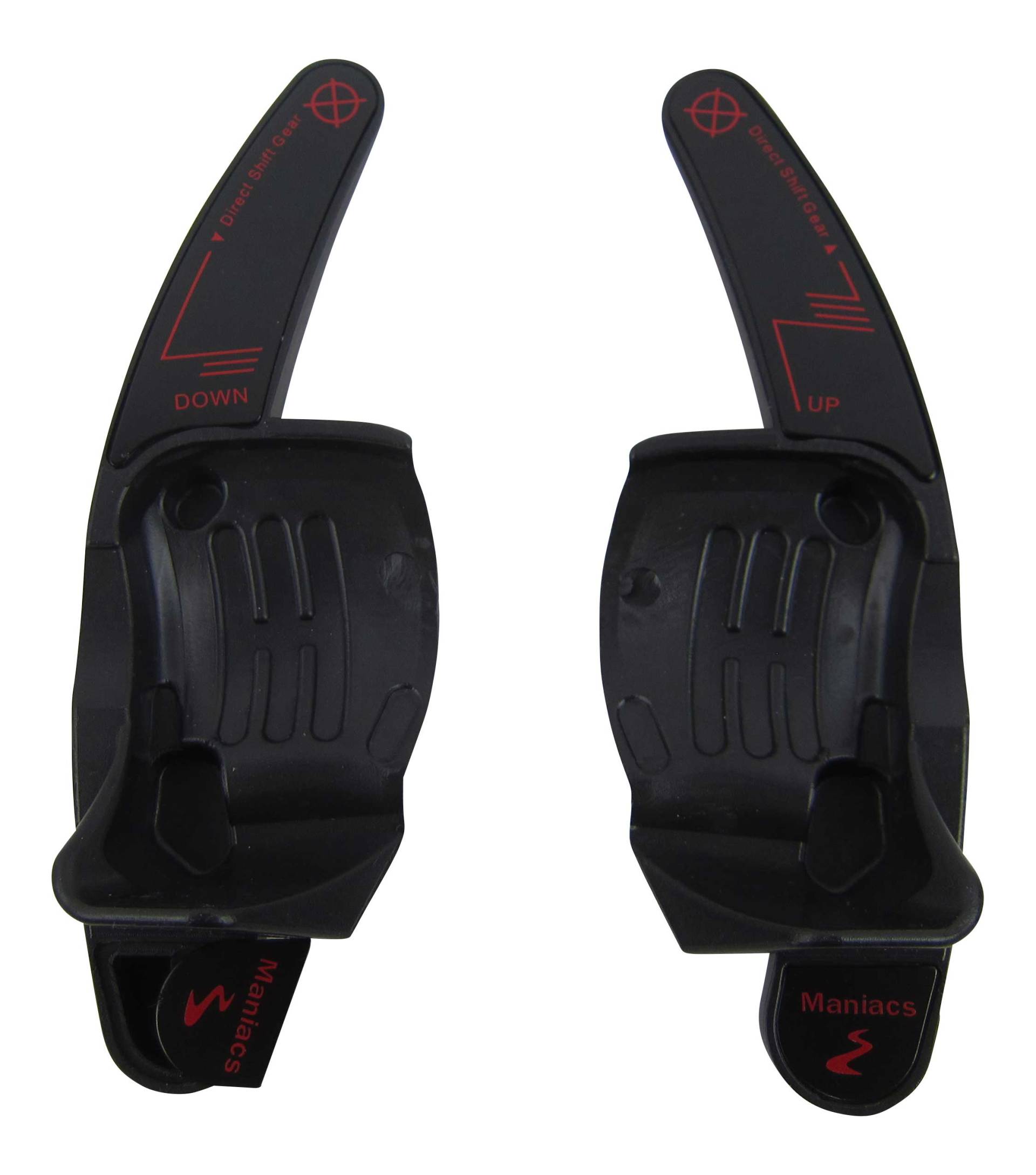 Premium ALU Schwarz Rot Schaltwippen Verläng. DSG Paddles Lenkrad Tasten für VW Premium ALU Schwarz Rot Schaltwippen Verläng. DSG Paddles Lenkrad Tasten für VW von Simply NetTrade GmbH
