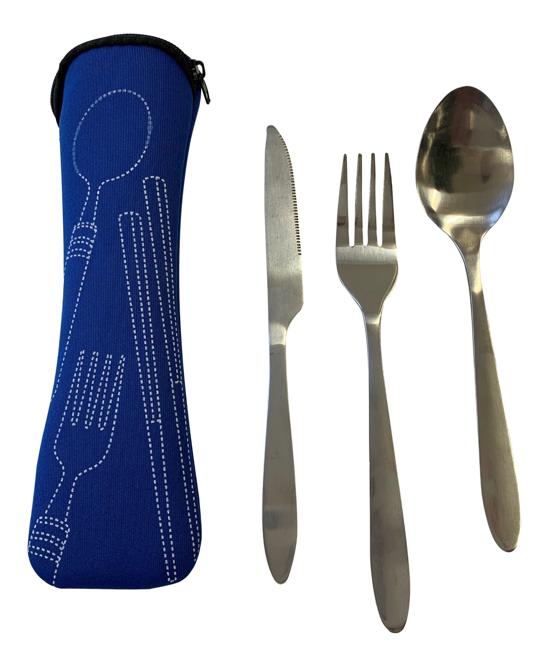 Reise Camping Besteck SET Messer Esslöffel Gabel Travel Outdoor Tasche in Blau Reise Camping Besteck SET Messer Esslöffel Gabel Travel Outdoor Tasche in Blau von Simply NetTrade GmbH