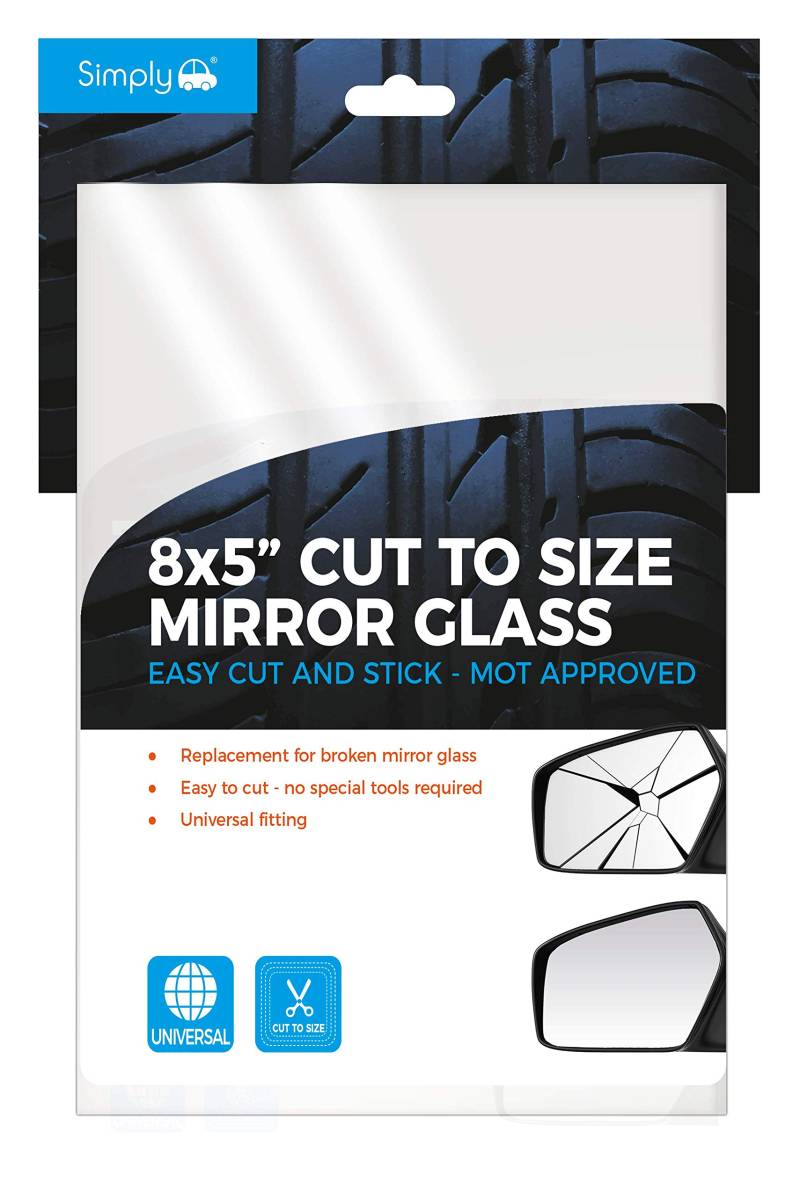 Simply CMG01 Spiegelglas, 20,3 x 12,7 cm, zuschneidbar von Simply