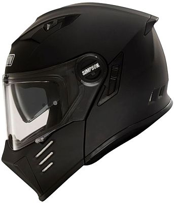 Simpson Darksome Solid, Klapphelm - Matt-Schwarz - M von Simpson