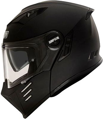 Simpson Darksome Solid, Klapphelm - Matt-Schwarz - XL von Simpson