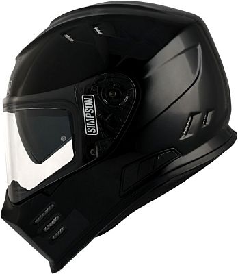 Simpson Venom Solid, Integralhelm - Schwarz - S von Simpson