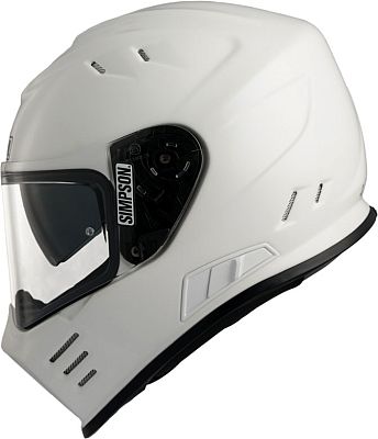 Simpson Venom Solid, Integralhelm - Weiß - S von Simpson