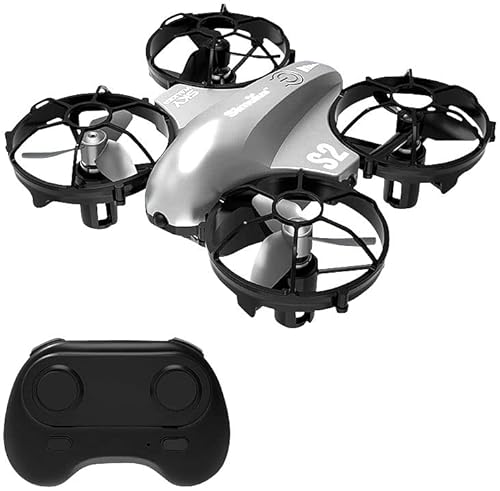 Simulus Kinder Drohne: Mini-Quadrocopter, Fernbedienung, Gesten-Steuerung, Hindernis-Sensoren (Hubschrauber, Kleine Drohne, Ferngesteuertes Spielzeug) von Simulus