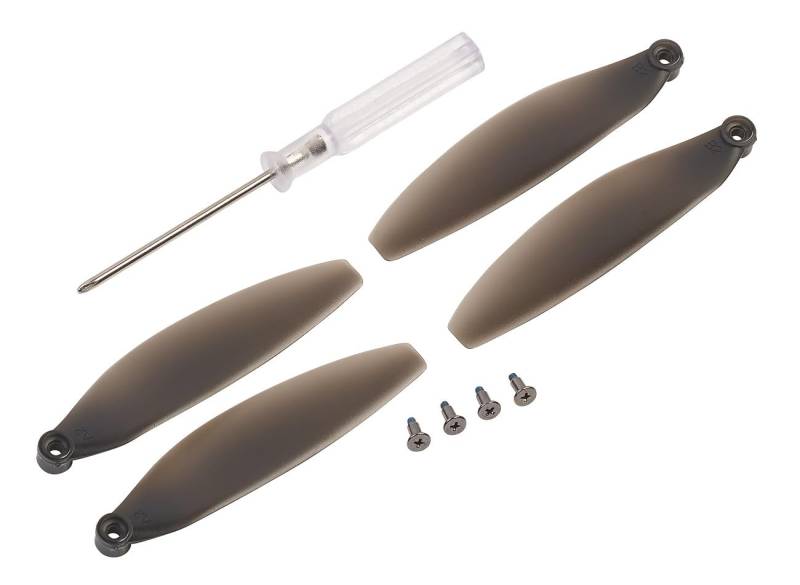Simulus Zubehör zu Faltbare WLAN-Drohne: Ersatz-Rotoren-Set für faltbare Drohne GH-300.fpv (Brushless-Motor-Drohnen, WiFi-FPV-Quadrocopter, Hubschrauber) von Simulus