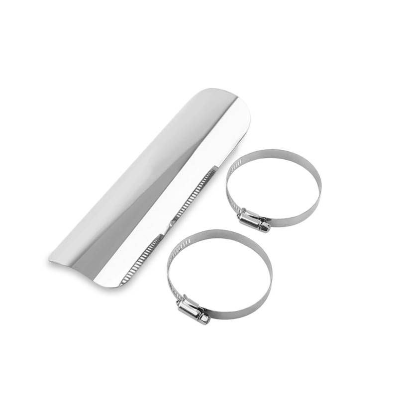Auspuff Hitzeschutzblech Motorrad 1 Stück Universal Motorrad Auspuff Hitzeschild Abdeckung Schalldämpfer Schutzfolie Für 50-70mm Auspuffrohr Durchmesser von SinSed