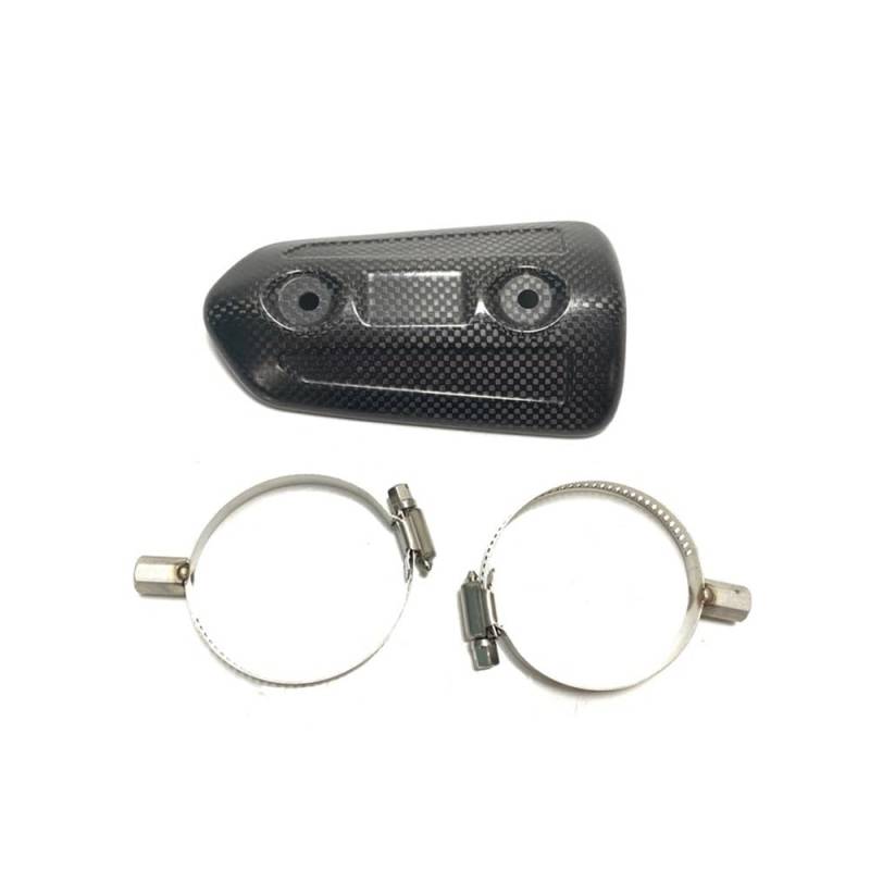 Auspuff Hitzeschutzblech Motorrad 40-63mm Motorrad Auspuff Schalldämpfer Schutz Hitzeschild Abdeckung Schutz Abdeckung Auspuff Wärmedämmung Abdeckung Schutz von SinSed
