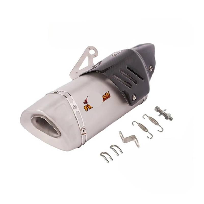 Auspuff Hitzeschutzblech Motorrad 60MM Universal Motorrad Auspuff Schalldämpfer Hitzeschild Für R1 MT10 S1000RR BJ600GS Hitzeschild Auspuff Schutz Schutz von SinSed