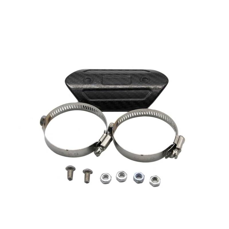 Auspuff Hitzeschutzblech Motorrad Auspuff Schalldämpfer Schutz Hitzeschild Abdeckung Schutz Abdeckung 40-63mm Für AR SC Auspuff Wärmedämmung Abdeckung Schutz von SinSed
