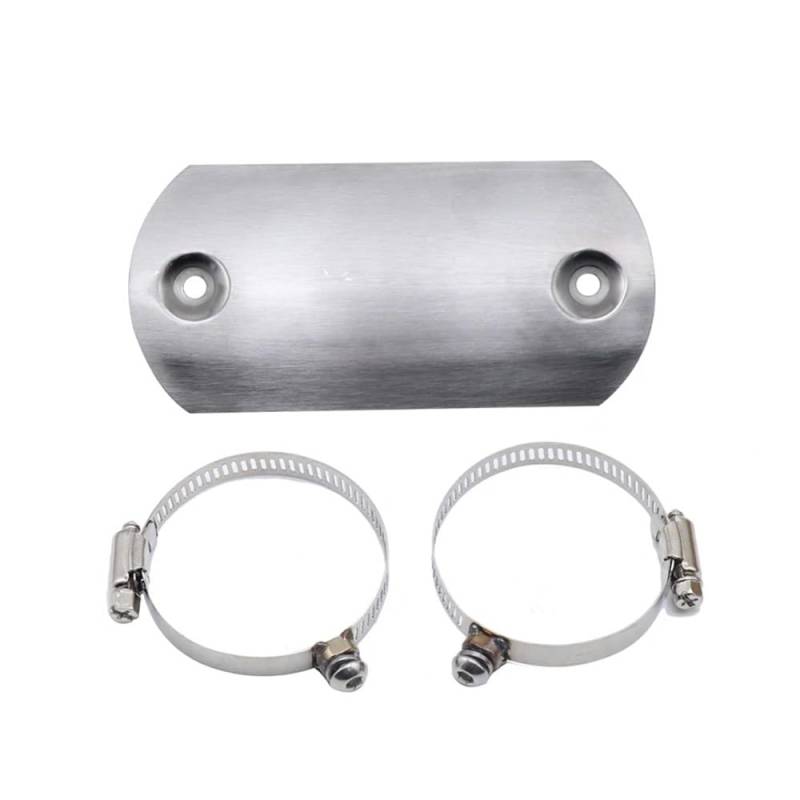 Auspuff Hitzeschutzblech Motorrad Motorrad Auspuff Mittel Mid Link Verbinden Rohr Schutz Hitzeschild Abdeckung Für Für Hitzeschild Abdeckung von SinSed