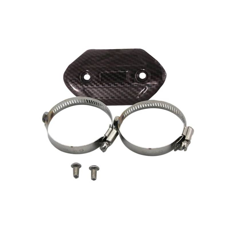 Auspuff Hitzeschutzblech Motorrad Motorrad Auspuff Mittel Mid Link Verbinden Rohr Schutz Hitzeschild Abdeckung Für Für Hitzeschild Abdeckung von SinSed