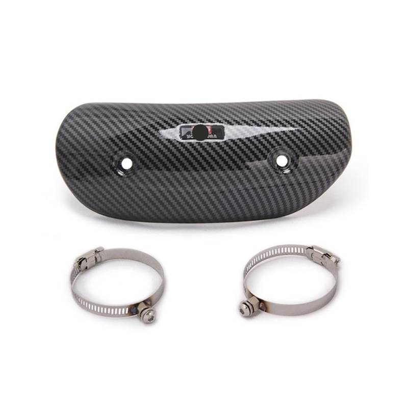 Auspuff Hitzeschutzblech Motorrad Motorrad Auspuffrohr Hitzeschild Abdeckung Schutz Auspuffrohr Schalldämpfer Schutz Abdeckung Universal Hitzeschild Abdeckung Schutz von SinSed