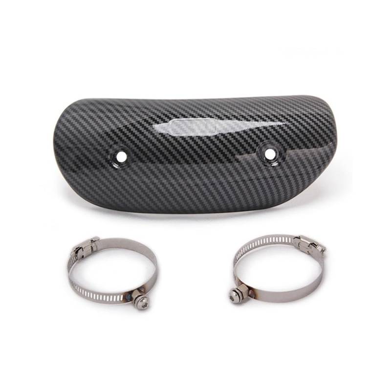 Auspuff Hitzeschutzblech Motorrad Motorrad Auspuffrohr Hitzeschild Abdeckung Schutz Auspuffrohr Schalldämpfer Schutz Abdeckung Universal Hitzeschild Abdeckung Schutz von SinSed
