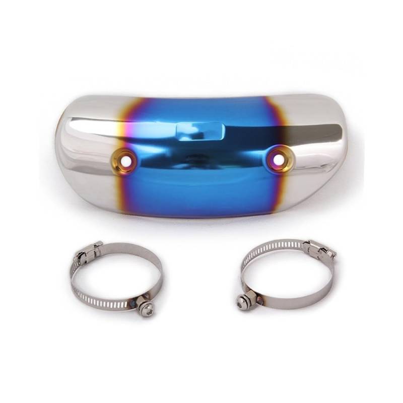 Auspuff Hitzeschutzblech Motorrad Motorrad Auspuffrohr Hitzeschild Abdeckung Schutz Auspuffrohr Schalldämpfer Schutz Abdeckung Universal Hitzeschild Abdeckung Schutz von SinSed