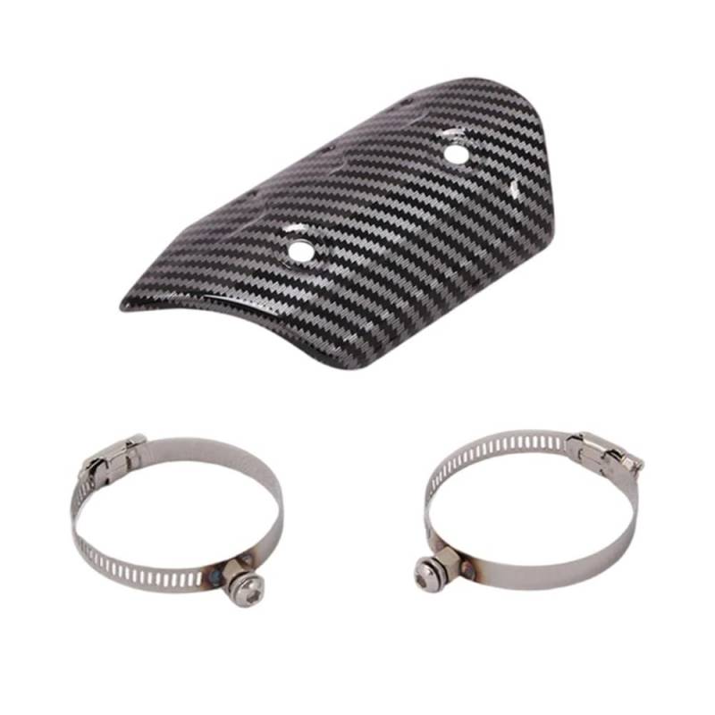 Auspuff Hitzeschutzblech Motorrad Universal Motorrad Auspuff Hitzeschild Abdeckung Schalldämpfer Protektoren Schutz Auspuff Hitzeschild Auspuff Schutz von SinSed