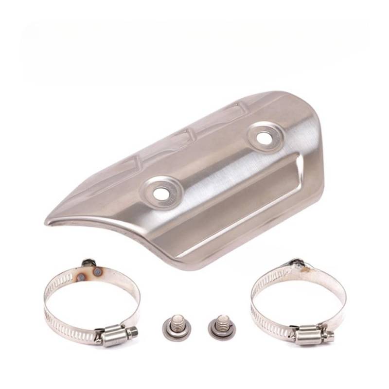 Auspuff Hitzeschutzblech Motorrad Universal Motorrad Auspuff Hitzeschild Abdeckung Wärmedämmung Schalldämpfer Schutz Für Z900 R3 FZ6N NC700 Z250 von SinSed