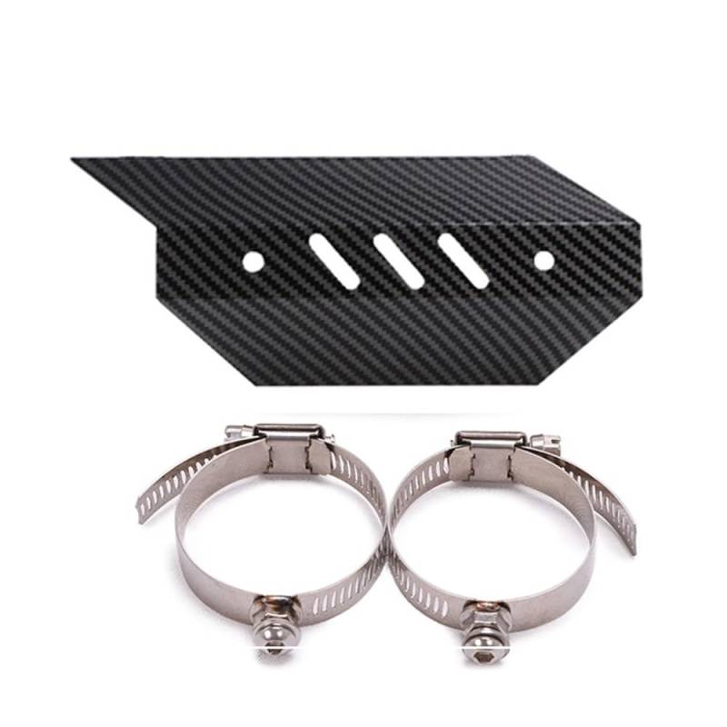 Auspuff Hitzeschutzblech Motorrad Universal Motorrad Zubehör Auspuff Hitzeschild Abdeckung Wärmedämmung Schalldämpfer Schutz 3,8mm Bis 4,5mm von SinSed