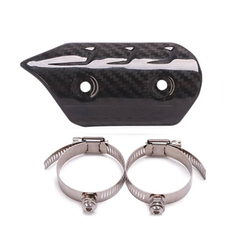 Auspuff Hitzeschutzblech Motorrad Universal Motorrad Zubehör Auspuff Hitzeschild Abdeckung Wärmedämmung Schalldämpfer Schutz 3,8mm Bis 4,5mm von SinSed