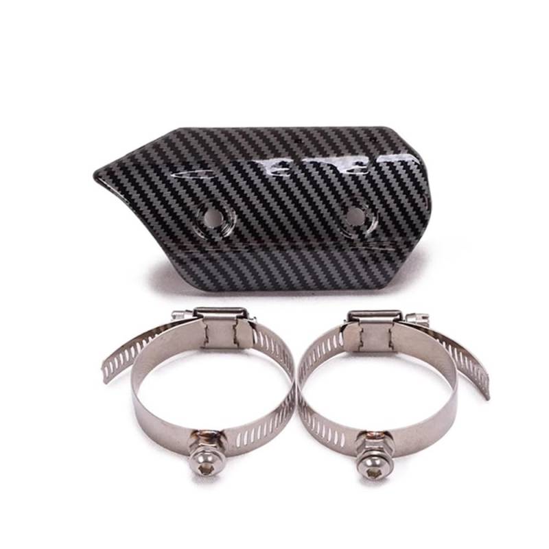 Auspuff Hitzeschutzblech Motorrad Universal Motorrad Zubehör Auspuff Hitzeschild Abdeckung Wärmedämmung Schalldämpfer Schutz 3,8mm Bis 4,5mm von SinSed
