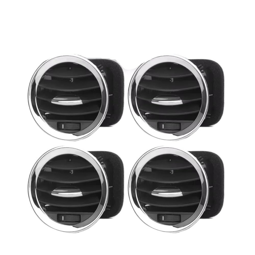 Auto Klimaanlage Entlüftung Chrome Dashboard Klimaanlage Vent Heizung Outlet A/C Air Vent Abdeckung Für Opel Für ADAM Für Corsa D MK3 für 13417363 2201099 von SinSed