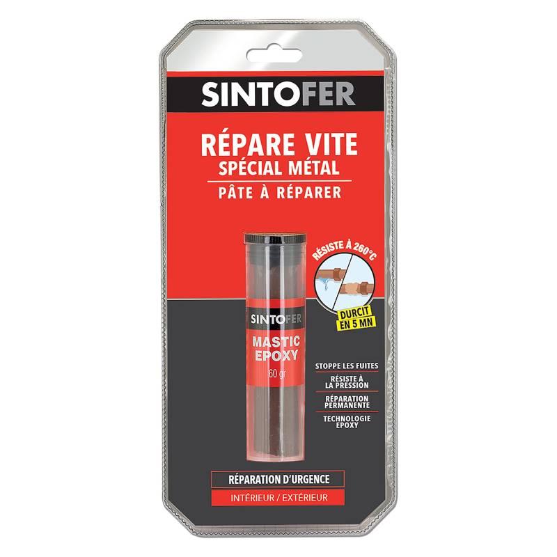Sinto 31735 Reparatur-Set für Metallreparatur, 60 g, neutral, klein von Sinto