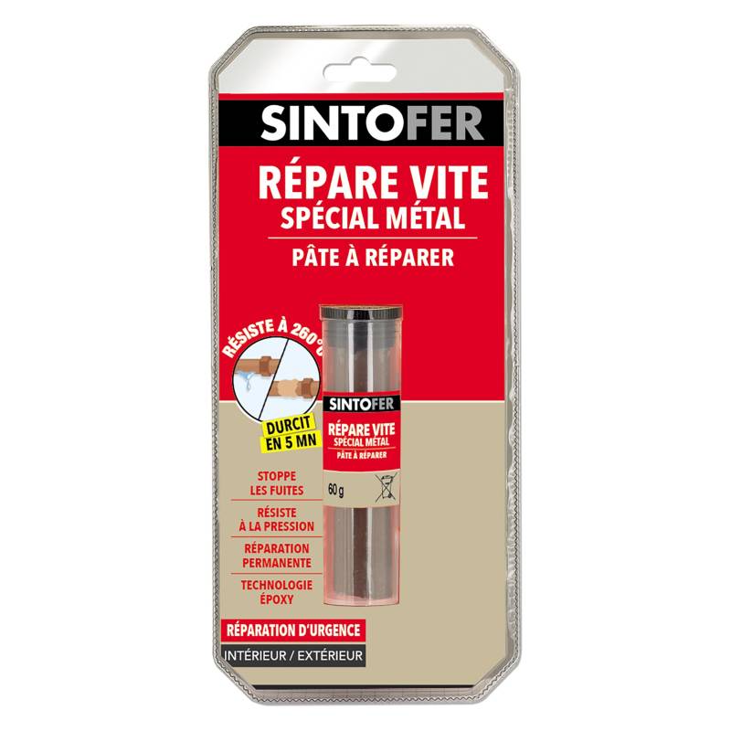 Sinto 31735 Reparatur-Set für Metallreparatur, 60 g, neutral, klein von Sinto