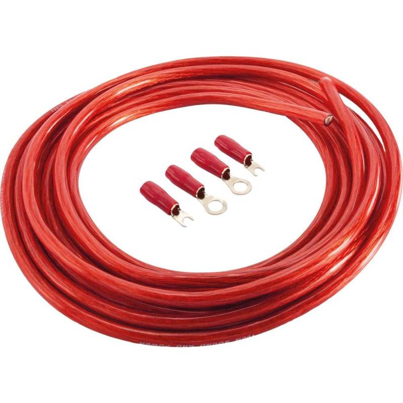 Sinuslive BK16P 5m Batteriekabel rot 16mm² Stromkabel/Powerkabel mit Stecker von Sinuslive