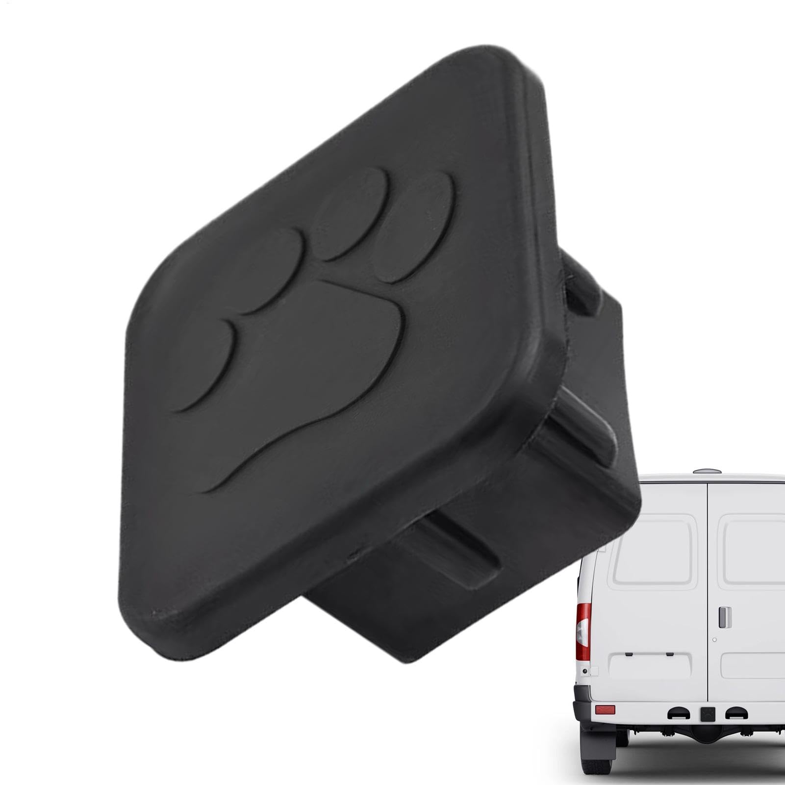 Abdeckung für Anhängerkupplung, quadratische Öffnung, Staubschutzstecker – Anhängerhaken-Einsatz, Schutzverkleidung, Empfängerrohrkappe, schwarz, Außenzubehör für Autoanhänger Abdeckung für Anhängerkupplung, quadratische Öffnung, Staubschutzstecker – Anhängerhaken-Einsatz, Schutzverkleidung, Empfängerrohrkappe, schwarz, Außenzubehör für Autoanhänger von Sirseon