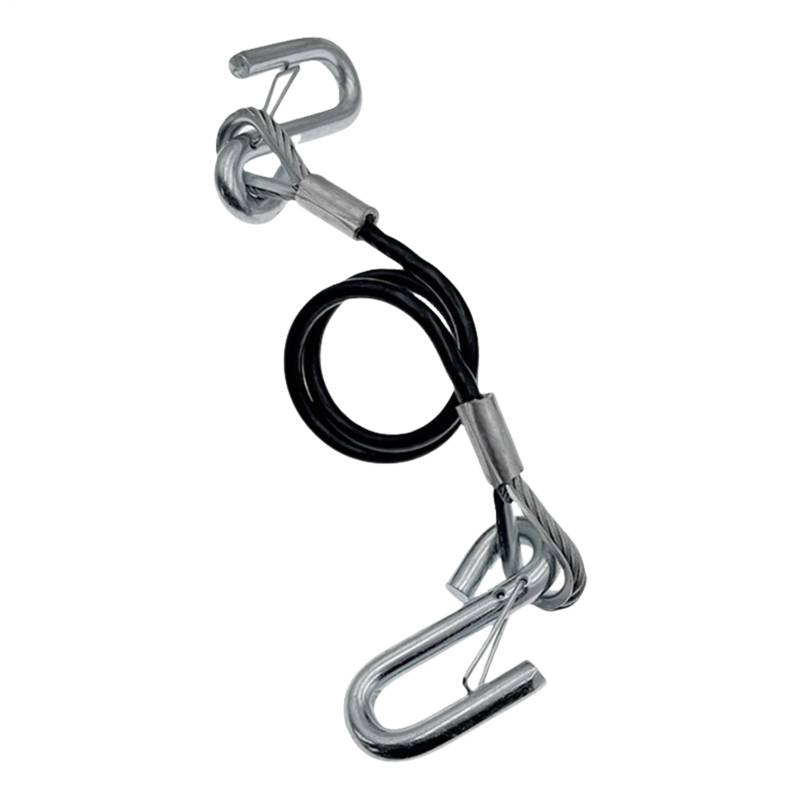 Anhänger-Abreißkabel – Spiralfederdraht Breakaway Anhängerkabel | Spiralfederdraht sicher mit S-Hakenseil Verstellbares Abschleppzubehör für Fahrer, & von Sirseon