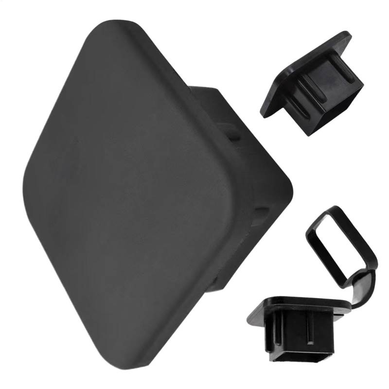 Anhängerkupplungsabdeckungen für LKWs | Staubschutzstecker für Anhängerkupplung – Anhängerhakeneinsatz, Schutzverkleidung, Empfängerrohrkappe, schwarz, Autozubehör für Autoanhänger von Sirseon