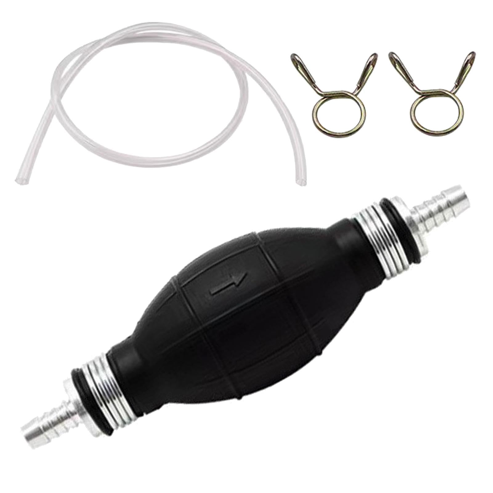 Benzinpumpe Primer Bulb Hand | Liquid Automobile Pipe Pump - Hand Transfer Benzinpumpe mit Benzinschlauch für Wohnmobile, Schiffe, Motorrad, Automobile von Sirseon