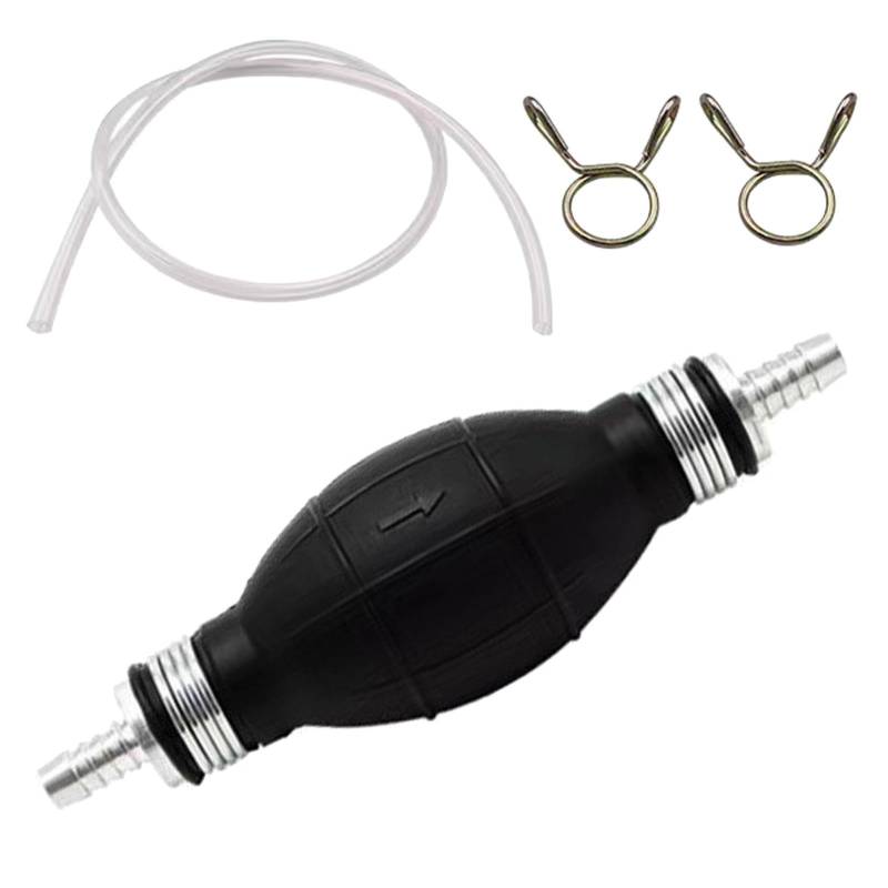 Benzinpumpe Primer Bulb Hand | Liquid Automobile Pipe Pump - Hand Transfer Benzinpumpe mit Benzinschlauch für Wohnmobile, Schiffe, Motorrad, Automobile von Sirseon