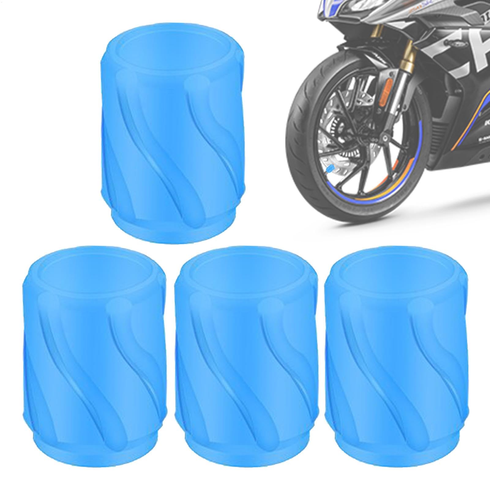 Fluoreszierende Ventilkappen, Motorrad-Glühen, 4 x Reifenventilkappen, Reifenluftkappen, Dekoration, Zubehör, Reitrad-Zubehör für Motorräder und Fahrräder Fluoreszierende Ventilkappen, Motorrad-Glühen, 4 x Reifenventilkappen, Reifenluftkappen, Dekoration, Zubehör, Reitrad-Zubehör für Motorräder und Fahrräder von Sirseon