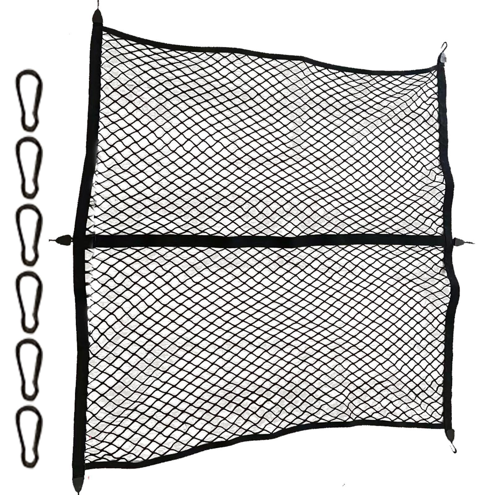 Gepäcknetze für Pickup-Trucks, elastische 6 Karabiner, strapazierfähiges Netz-Organizer, Netz-Organizer für Pickups, LKW, Anhänger, , ATV/ und sogar Boote Gepäcknetze für Pickup-Trucks, elastische 6 Karabiner, strapazierfähiges Netz-Organizer, Netz-Organizer für Pickups, LKW, Anhänger, , ATV/ und sogar Boote von Sirseon