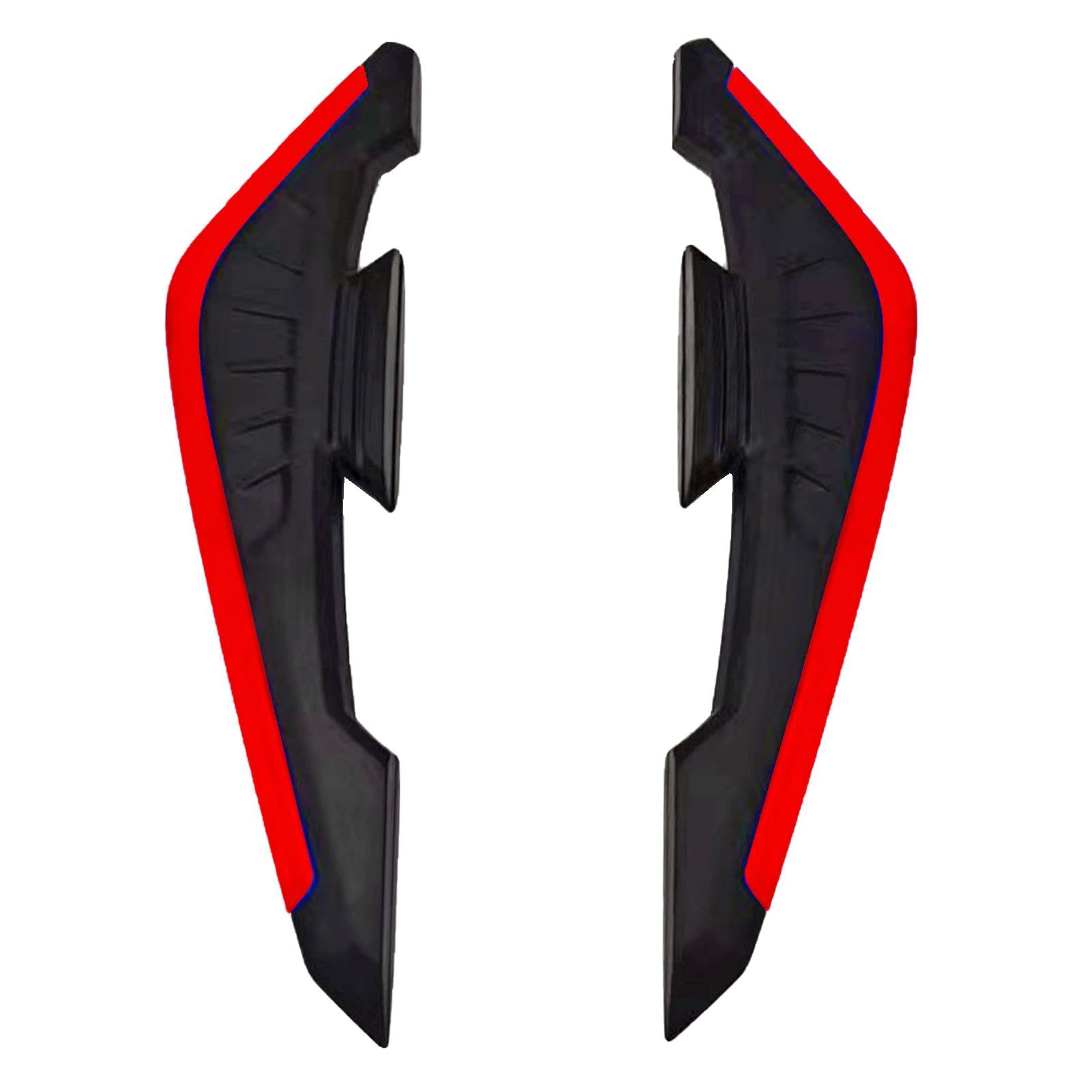 Motorrad Spoiler, Motorrad Frontverkleidung Aerodynamische Winglets, Motorrad Front Seitenspoiler Flügelverkleidung Luftabweiser für Motorrad Roller Motorrad Spoiler, Motorrad Frontverkleidung Aerodynamische Winglets, Motorrad Front Seitenspoiler Flügelverkleidung Luftabweiser für Motorrad Roller von Sirseon