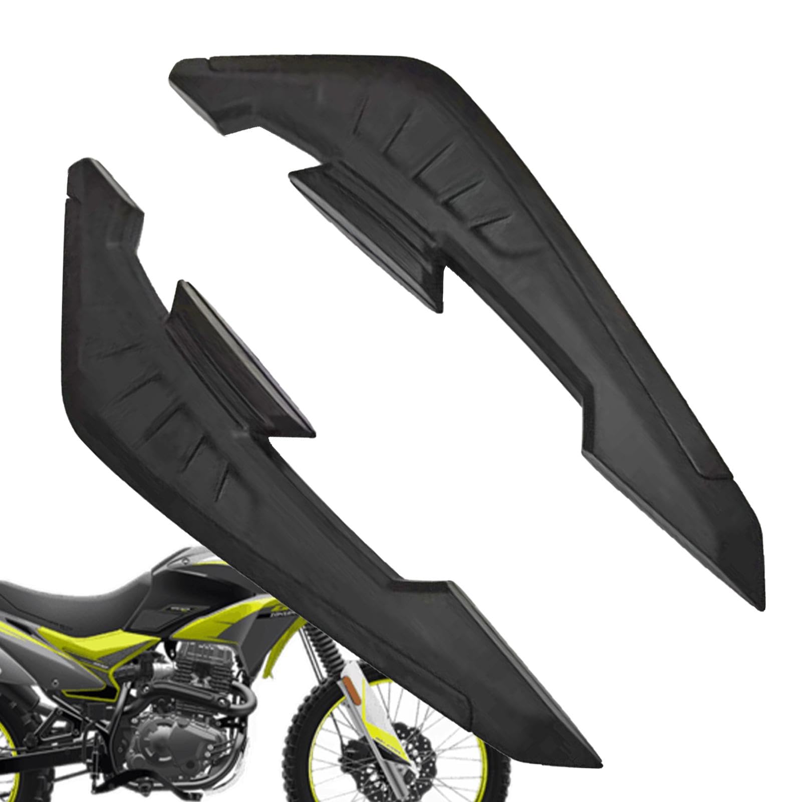 Motorrad Spoiler Flügel, Motorrad Frontverkleidung Aerodynamische Winglets, Motorrad Frontseitenspoiler Flügelverkleidung Luftabweiser für Motorrad Roller Motorrad Spoiler Flügel, Motorrad Frontverkleidung Aerodynamische Winglets, Motorrad Frontseitenspoiler Flügelverkleidung Luftabweiser für Motorrad Roller von Sirseon