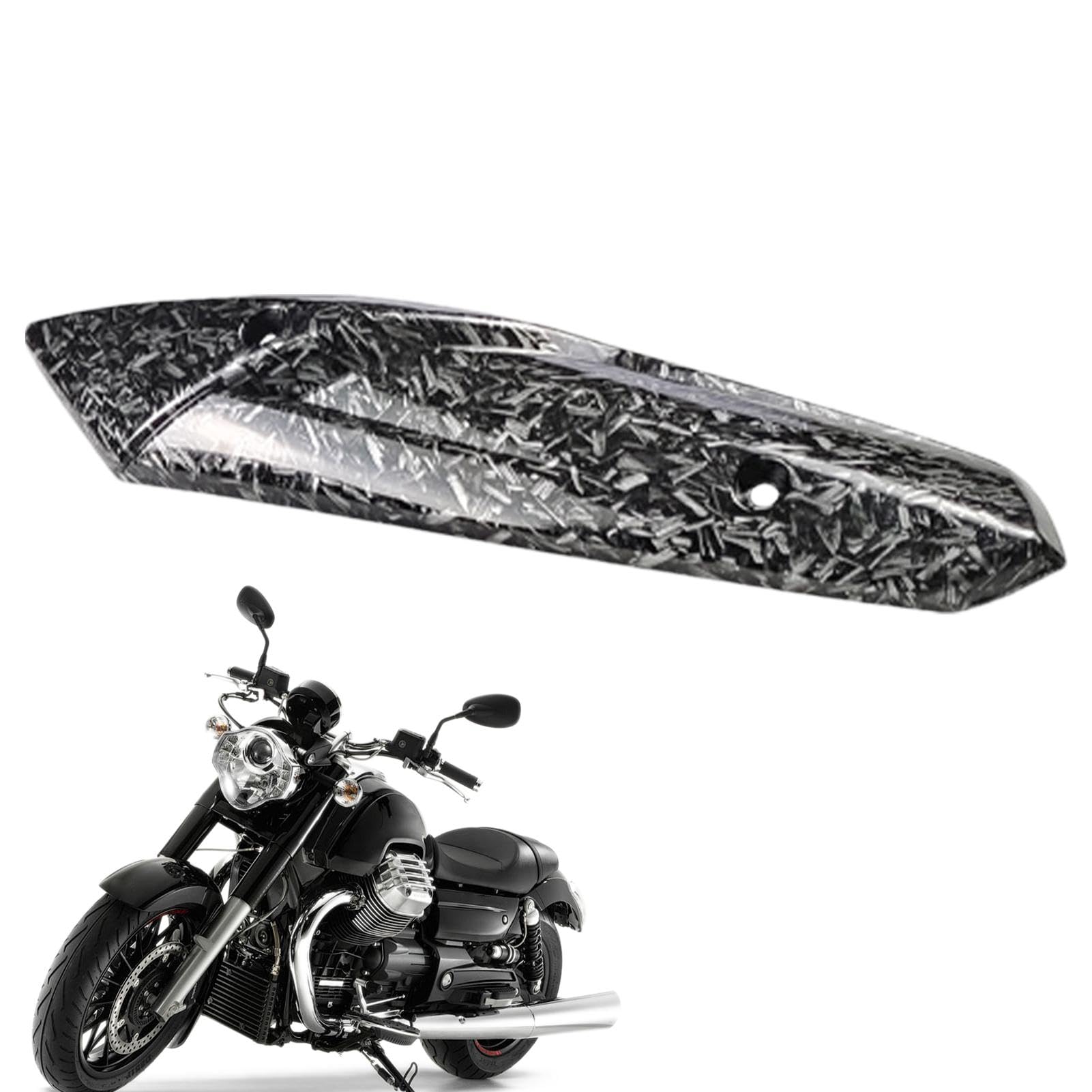 Schalldämpfer-Fersenschutz, hitzebeständiger Motorrad-Schalldämpferschutz, gebogen, einfache Installation, schützender multifunktionaler Hitzeschutz, Schalldämpfer für Motorräder Schalldämpfer-Fersenschutz, hitzebeständiger Motorrad-Schalldämpferschutz, gebogen, einfache Installation, schützender multifunktionaler Hitzeschutz, Schalldämpfer für Motorräder von Sirseon