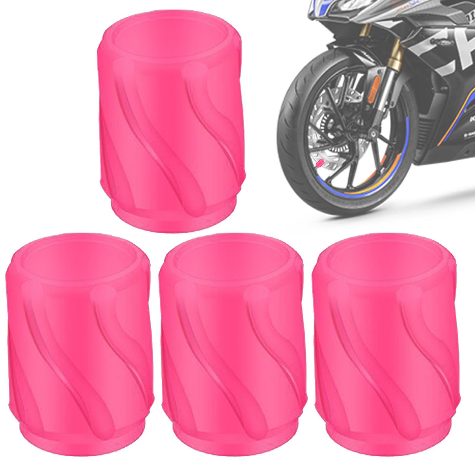 Ventilkappen – 4 x leuchtende Motorrad-Reifenventilkappen, Reifenluftkappen, Dekoration, Zubehör, Reitrad-Zubehör für Motorräder und Fahrräder Ventilkappen – 4 x leuchtende Motorrad-Reifenventilkappen, Reifenluftkappen, Dekoration, Zubehör, Reitrad-Zubehör für Motorräder und Fahrräder von Sirseon