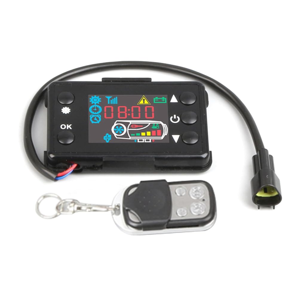 Sirxlevcy 12 V 5 KW Auto-Luft-Standheizung, LCD-Monitor, Schalter, Hauptplatine, Kabelbaum für Heizungszubehör für -Fahrzeuge Sirxlevcy 12 V 5 KW Auto-Luft-Standheizung, LCD-Monitor, Schalter, Hauptplatine, Kabelbaum für Heizungszubehör für -Fahrzeuge von Sirxlevcy