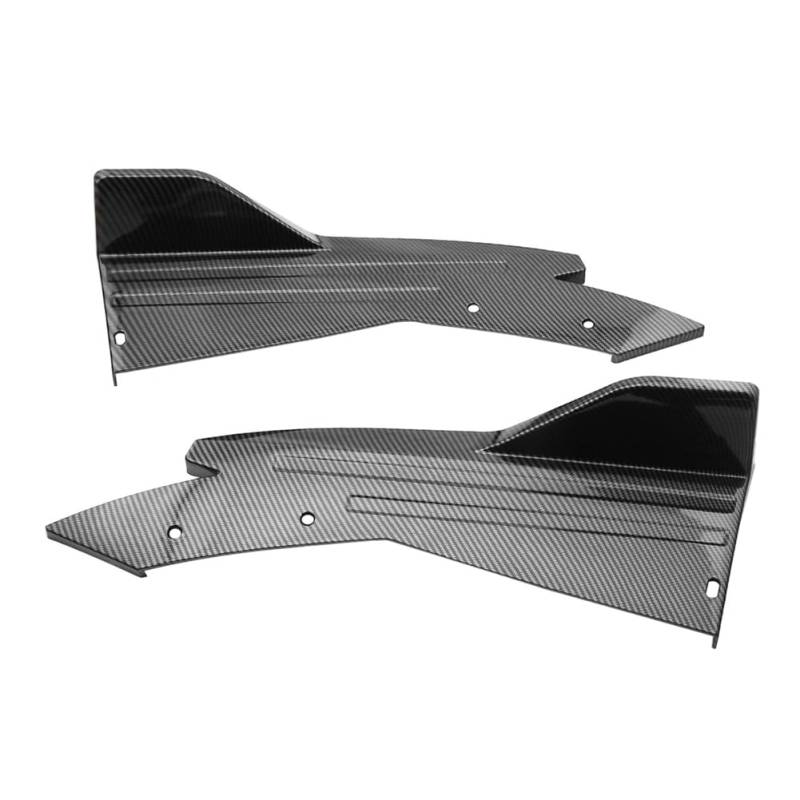 Sirxlevcy 48cm Heckstoßstangenschutz Canards Splitter Seitenschwellerschutz Body Kits Abdeckung Aufkleber Auto-Tuning-Zubehör Kohlefaser von Sirxlevcy
