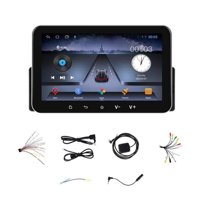 Sirxlevcy 7 für Android 2G + 32G Autoradio 1 Din Multimedia Player Kabelloses Carplay Android Auto WiFi Bluetooth FM Auto Stereo von Sirxlevcy